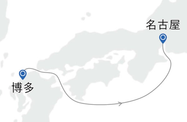MITSUI OCEAN SAKURA ベランダスイートA【博多発名古屋着】週末ワンウェイ 博多/名古屋クルーズ(3日間)2